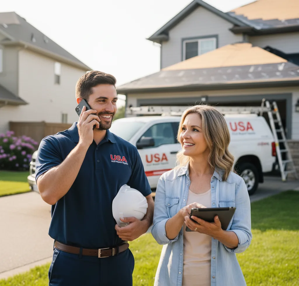USA Roof Repair Experts customer support in Irvine